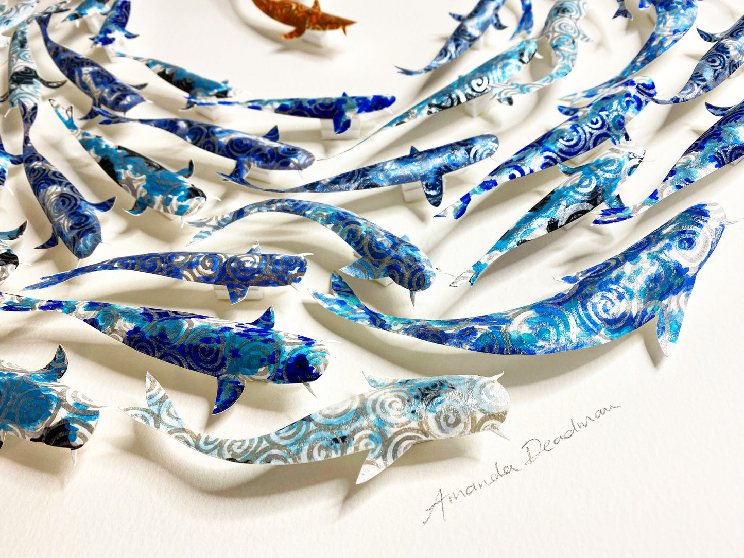 THE GOLDEN ONE - CIRCLE OF KOI (BLUE)