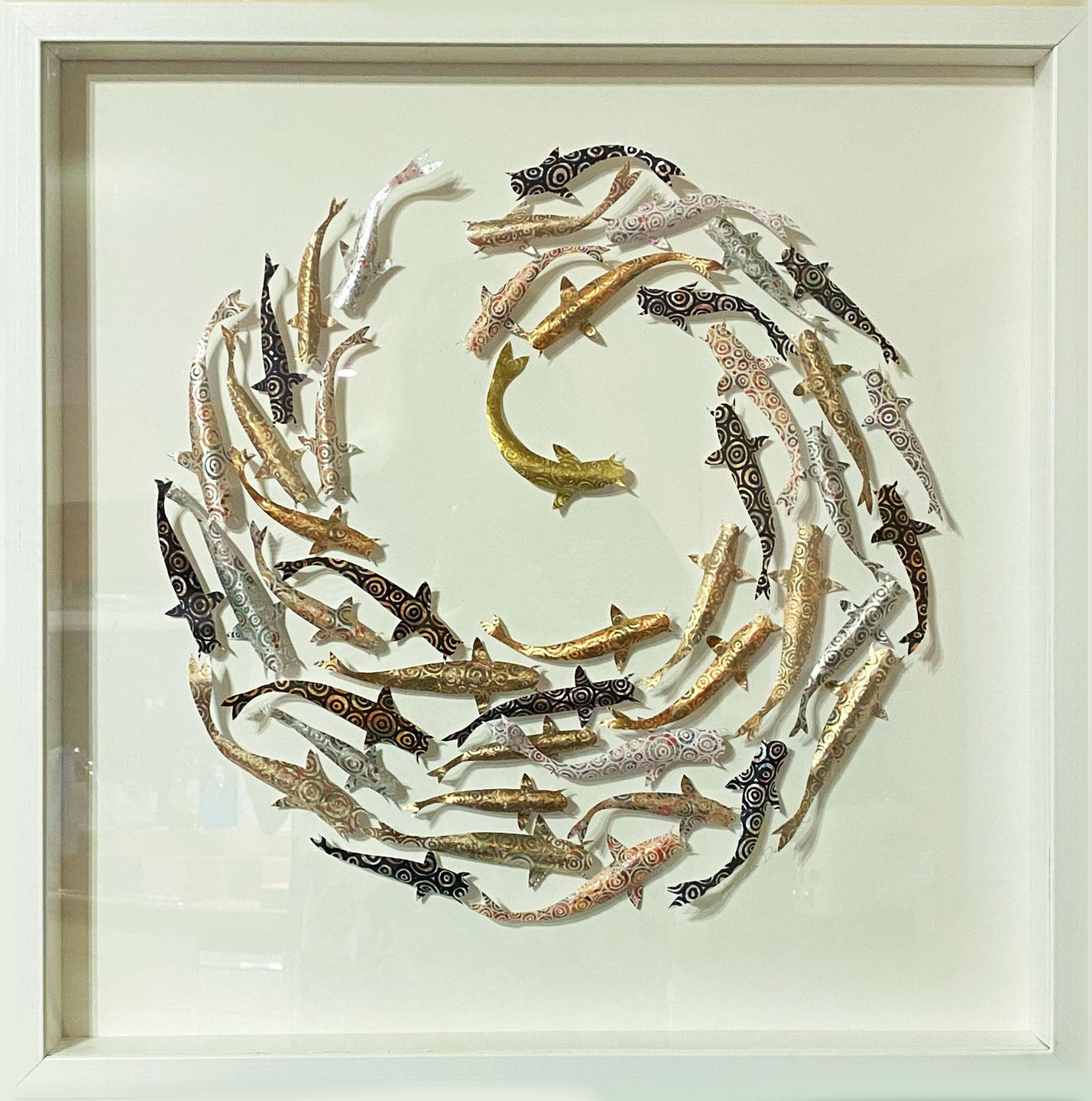 THE GOLDEN ONE — CIRCLE OF KOI - GOLD COPPER SILVER