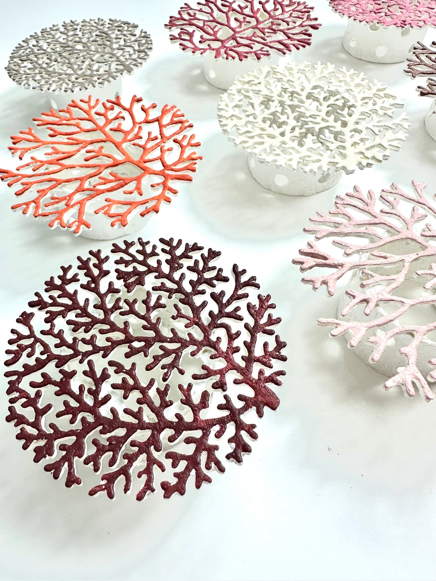 CORALLIUM - MOCHA MOUSSE ON WHITE