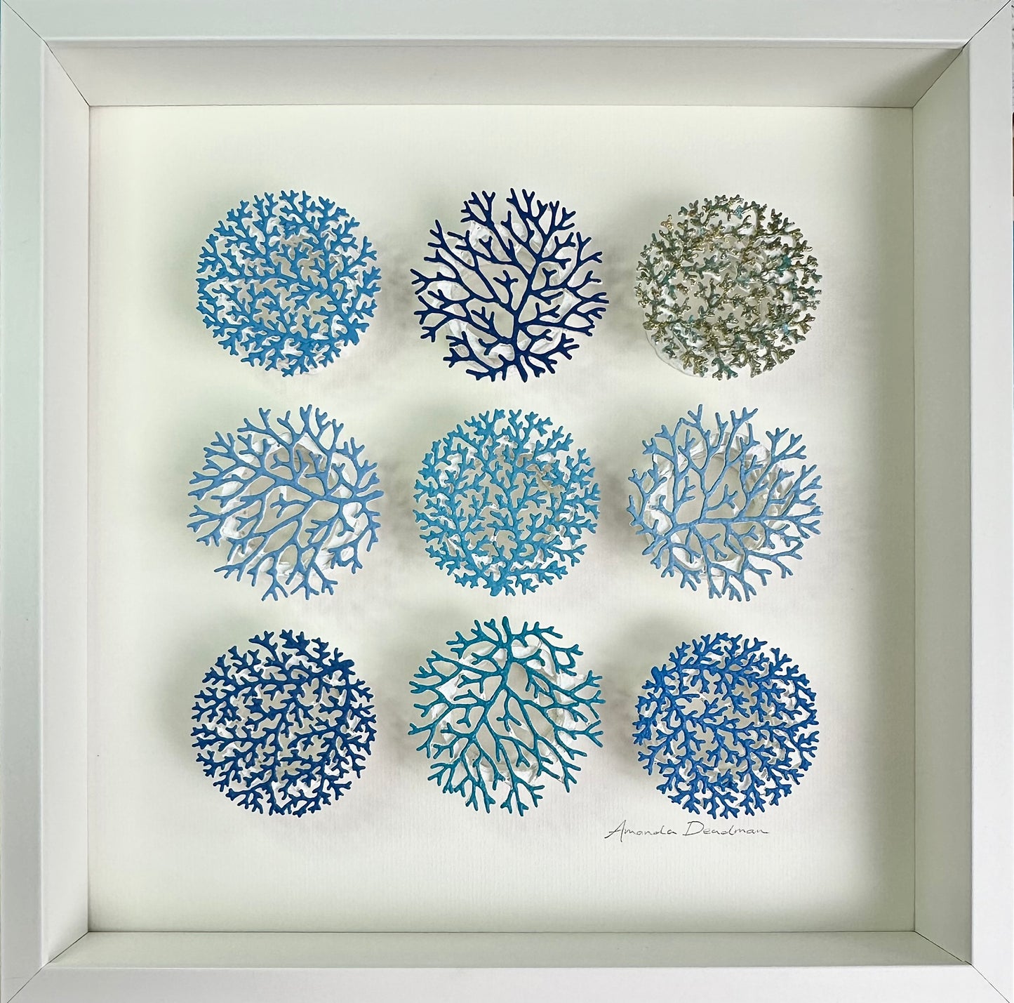 CORALLIUM - INTO THE BLUE ON WHITE