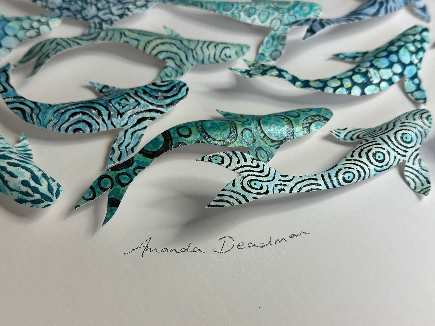 THE GOLDEN ONE — CIRCLE OF KOI - GOLD AQUA TEAL