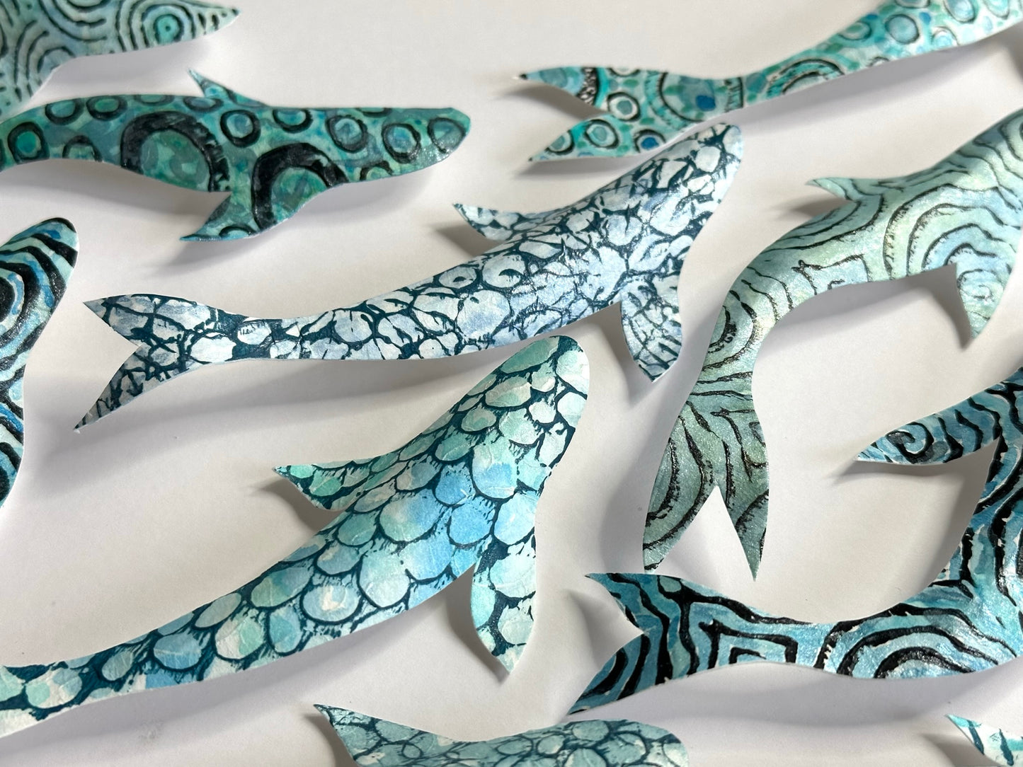 THE GOLDEN ONE — CIRCLE OF KOI - GOLD AQUA TEAL