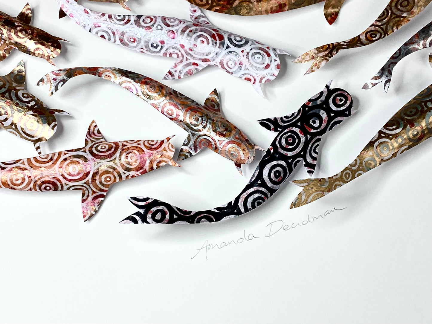 THE GOLDEN ONE — CIRCLE OF KOI - GOLD COPPER SILVER