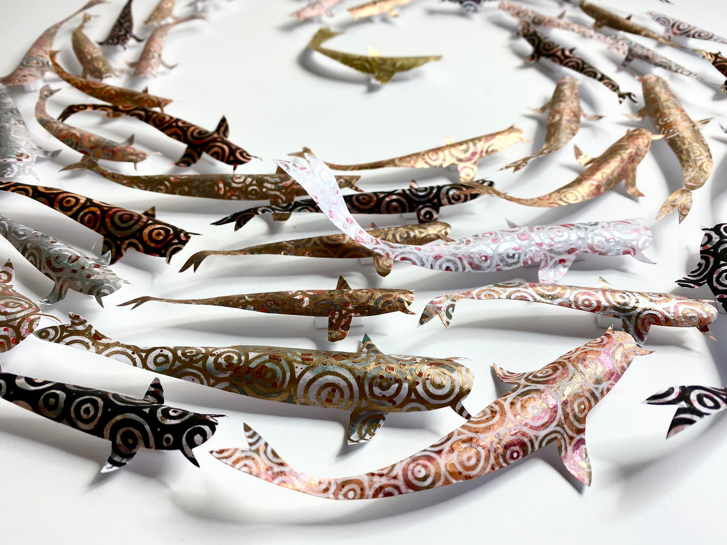 THE GOLDEN ONE — CIRCLE OF KOI - GOLD COPPER SILVER