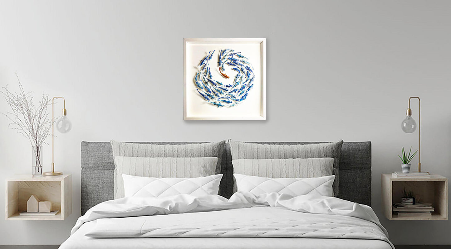 THE GOLDEN ONE - CIRCLE OF KOI (BLUE)