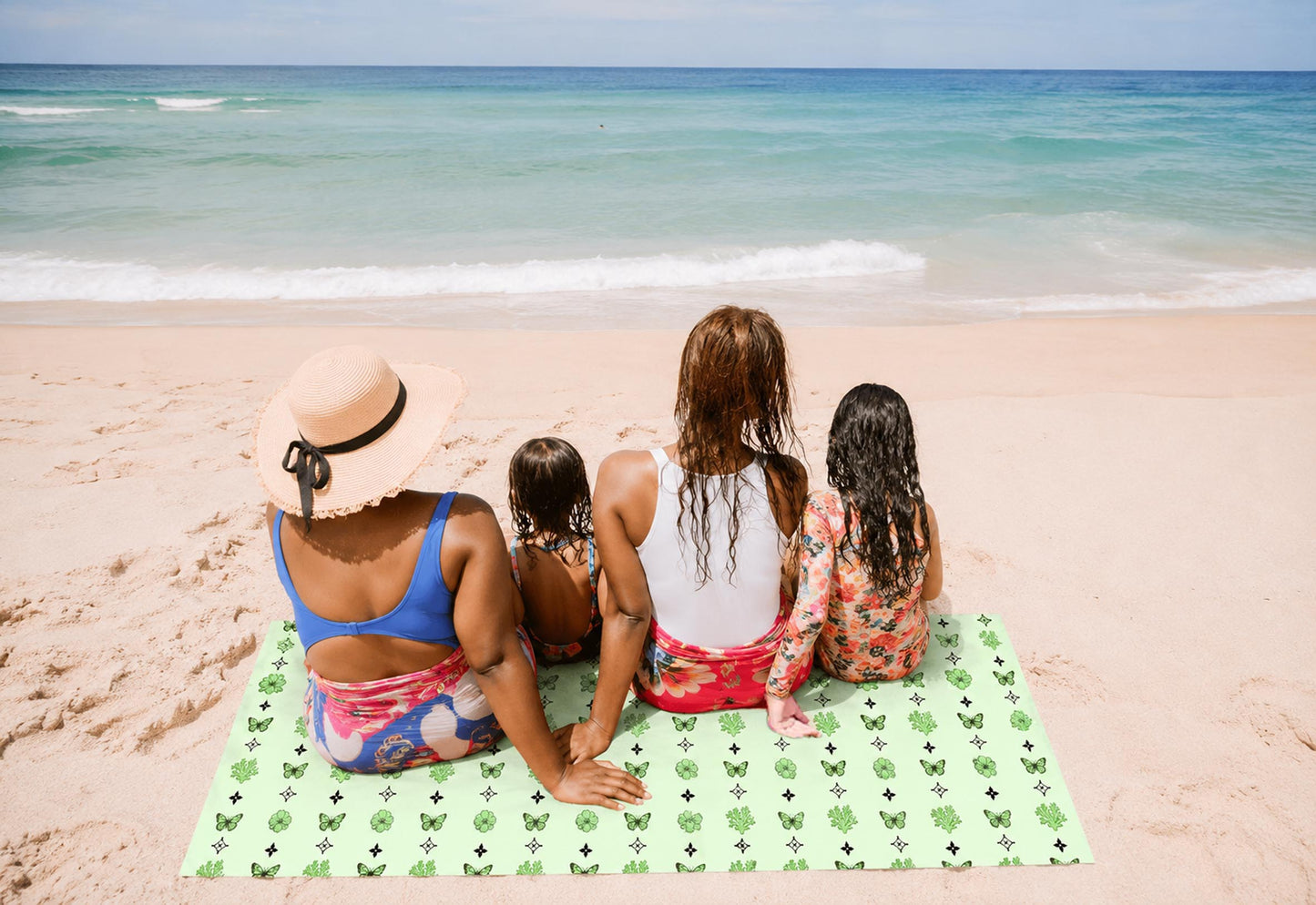 Picnic Blanket - Pastel olive - The Motif Collection