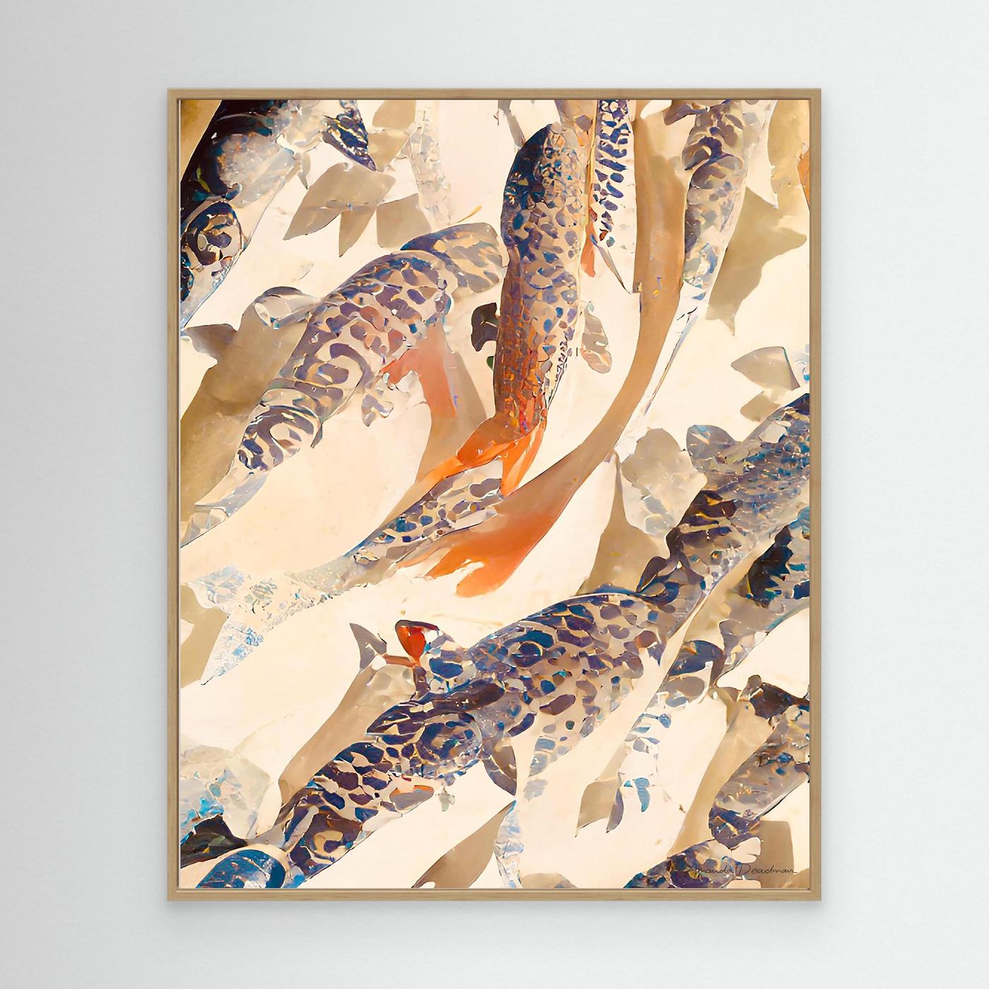 The Golden One Circle of Koi II