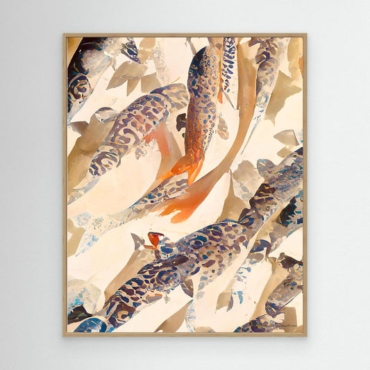 The Golden One Circle of Koi II