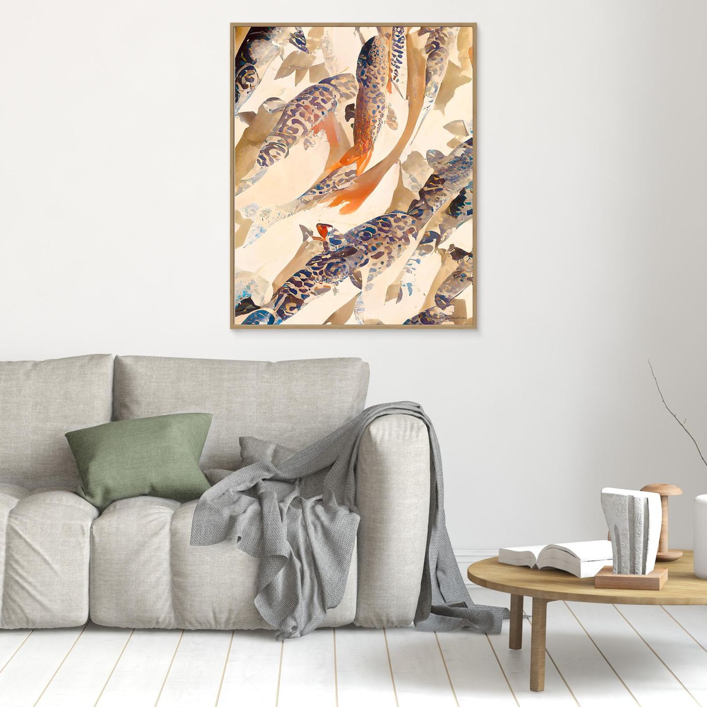 The Golden One Circle of Koi II