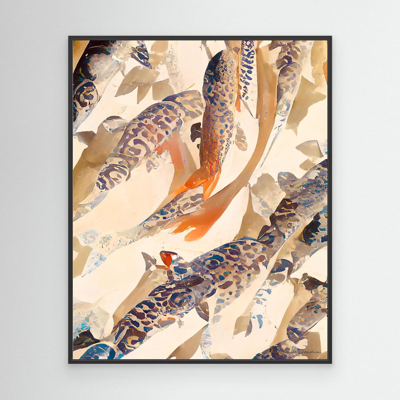 The Golden One Circle of Koi II