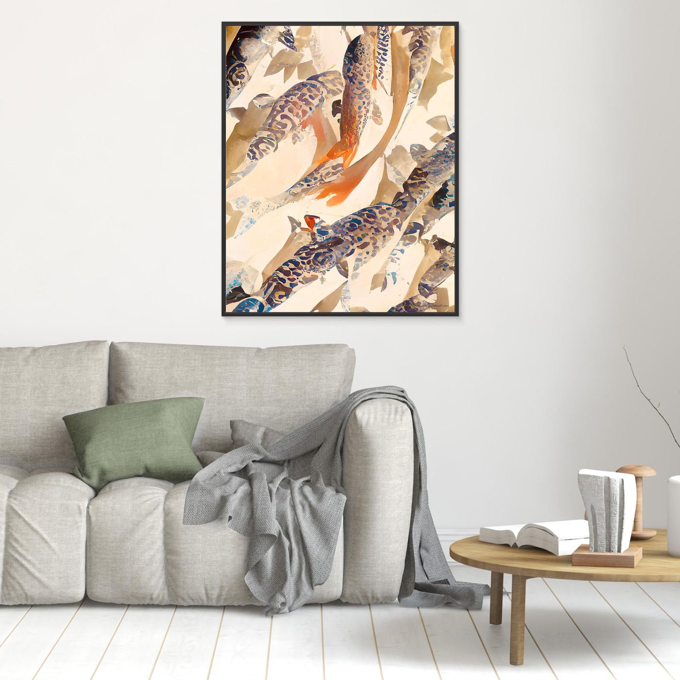 The Golden One Circle of Koi II